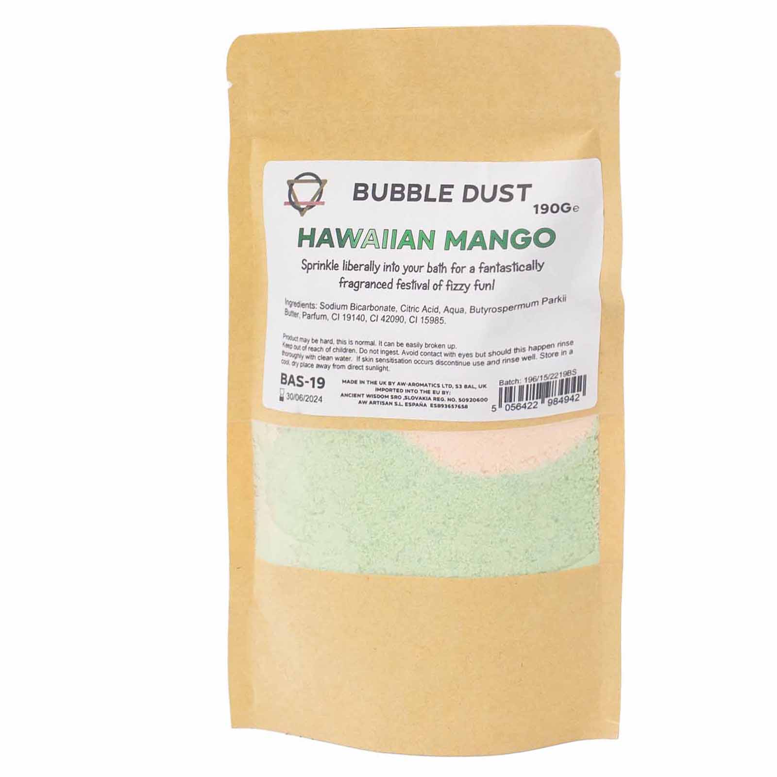 Hawaiian Mango Bath Dust 200g - 1 Piece (BAS-19)