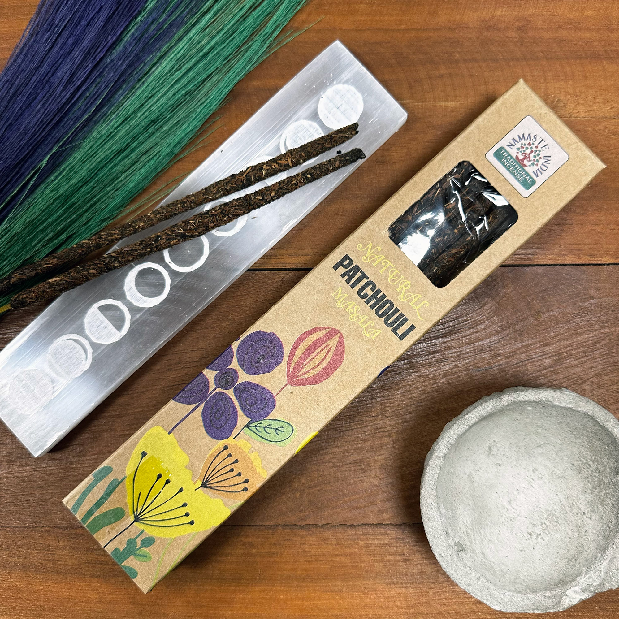 Natural Botanical Masala Incense - Patchouli - 1 Piece (NBoti-04)
