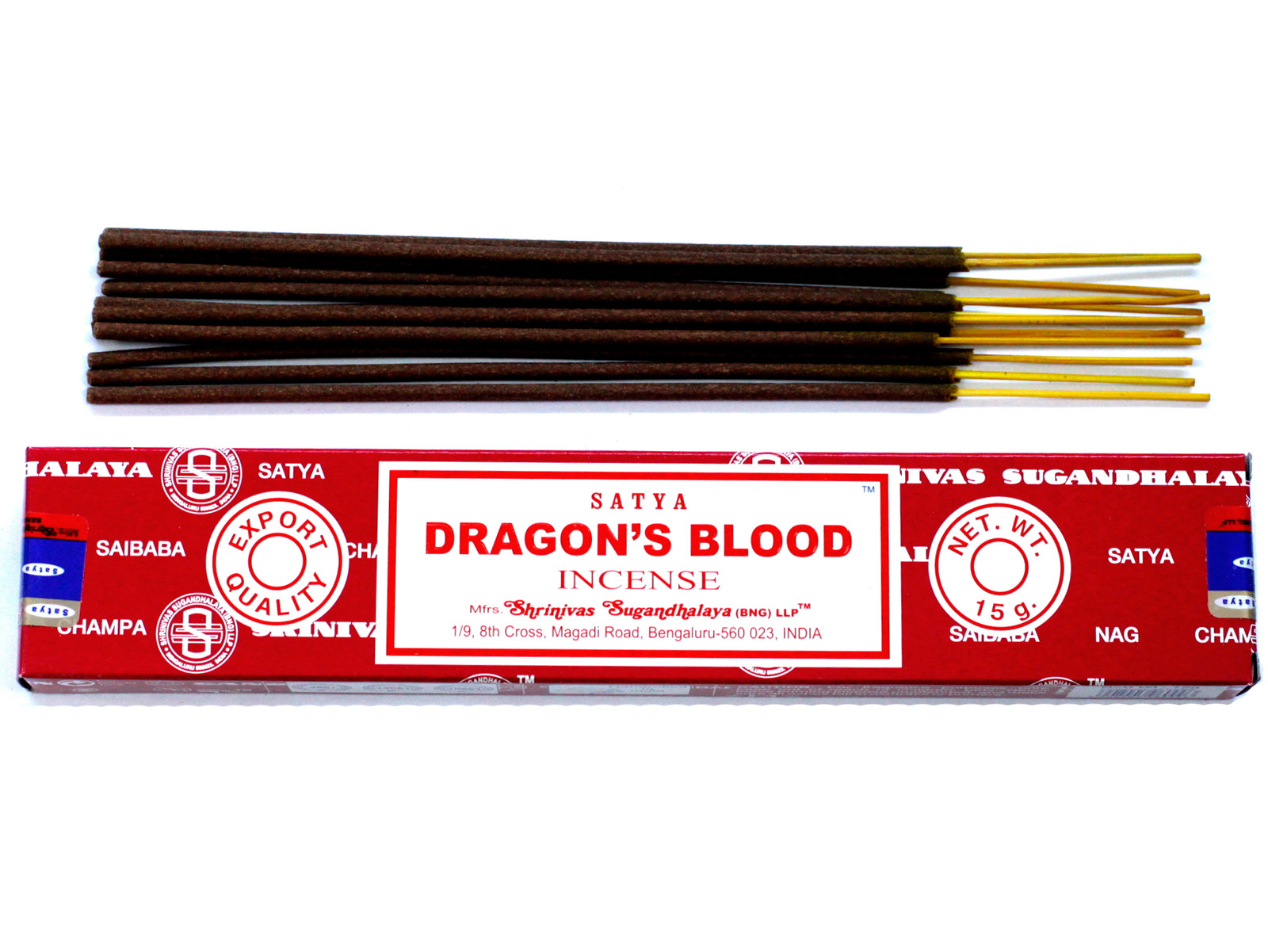 Satya Incense 15gm - Dragon Blood - 1 Piece (iSatya-16)